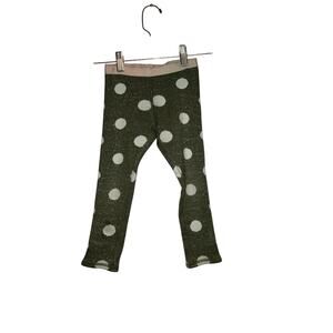 Tucker + Tate Silver Polka Dot Knit Leggings Size 4